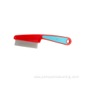 Pet Cleaning Grooming Rose Red Handle Stainless Brushes